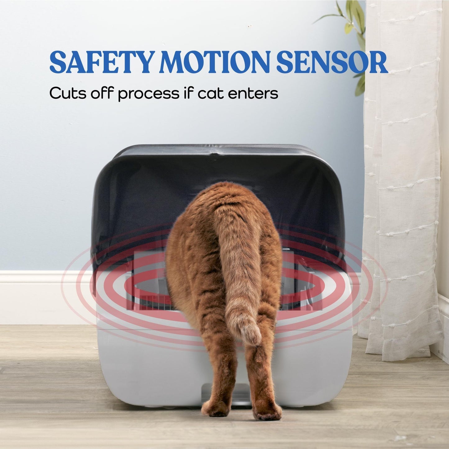 Smart Cat Litter Box Cat Litter Box Wide Opening