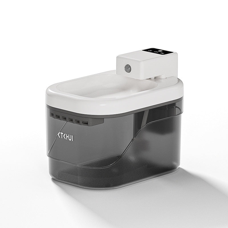 Cat Water Fountain With Smart Motion-sensing Water Dispensing And Quiet Filtration