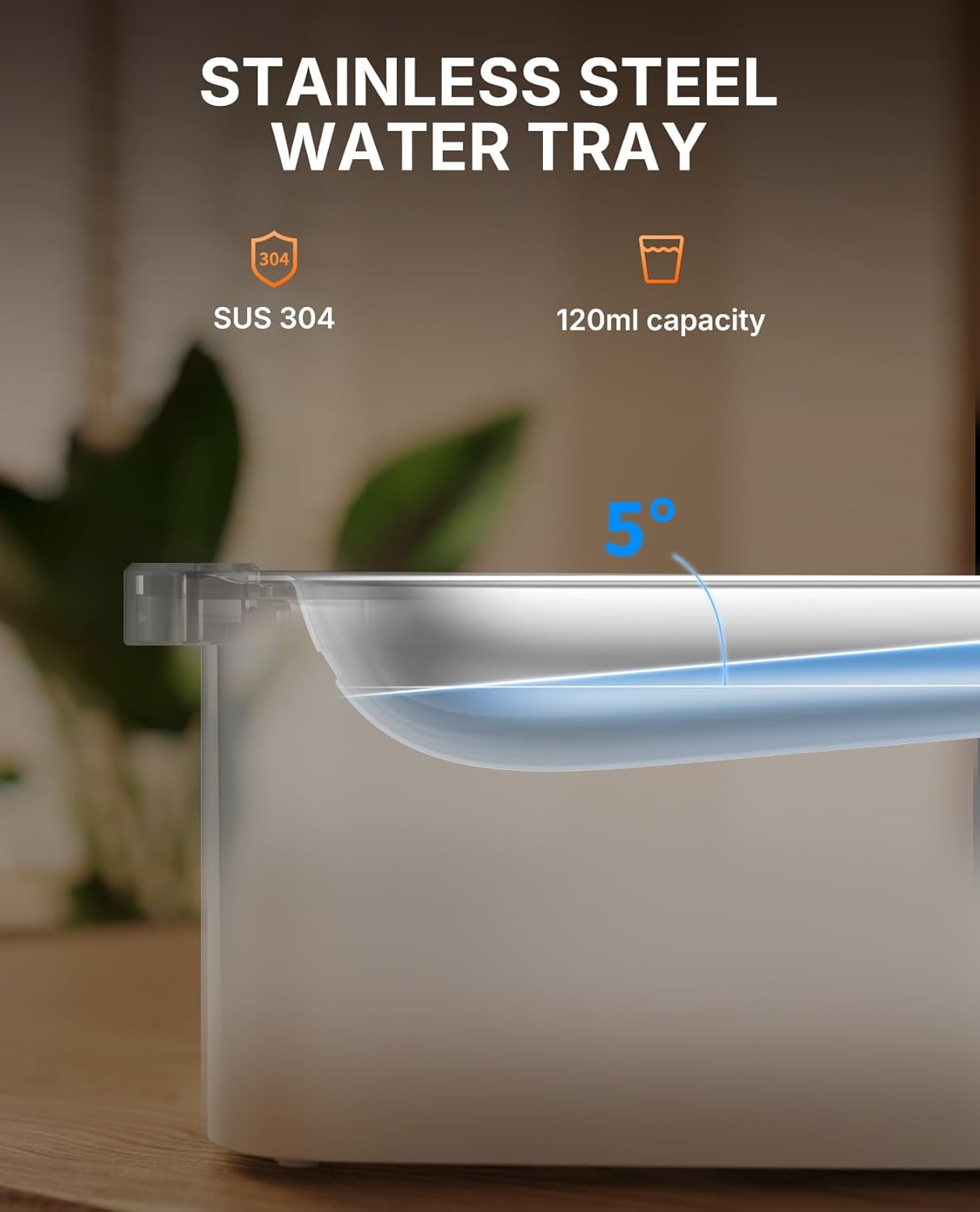 Automatic Pet Water Fountain Cordless App Control Quiet 3L Cats Dogs Small Pets