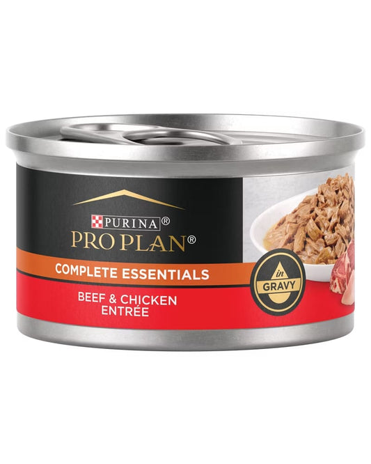 Pro Plan Complete Essentials Beef & Chicken in Gravy Wet Cat Food (3oz)