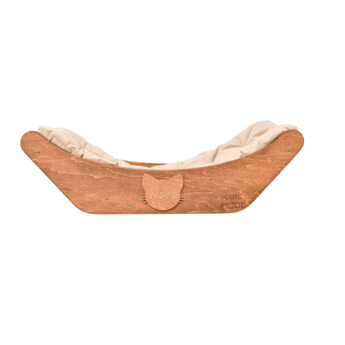Floating Cat Shelf Perch Oak