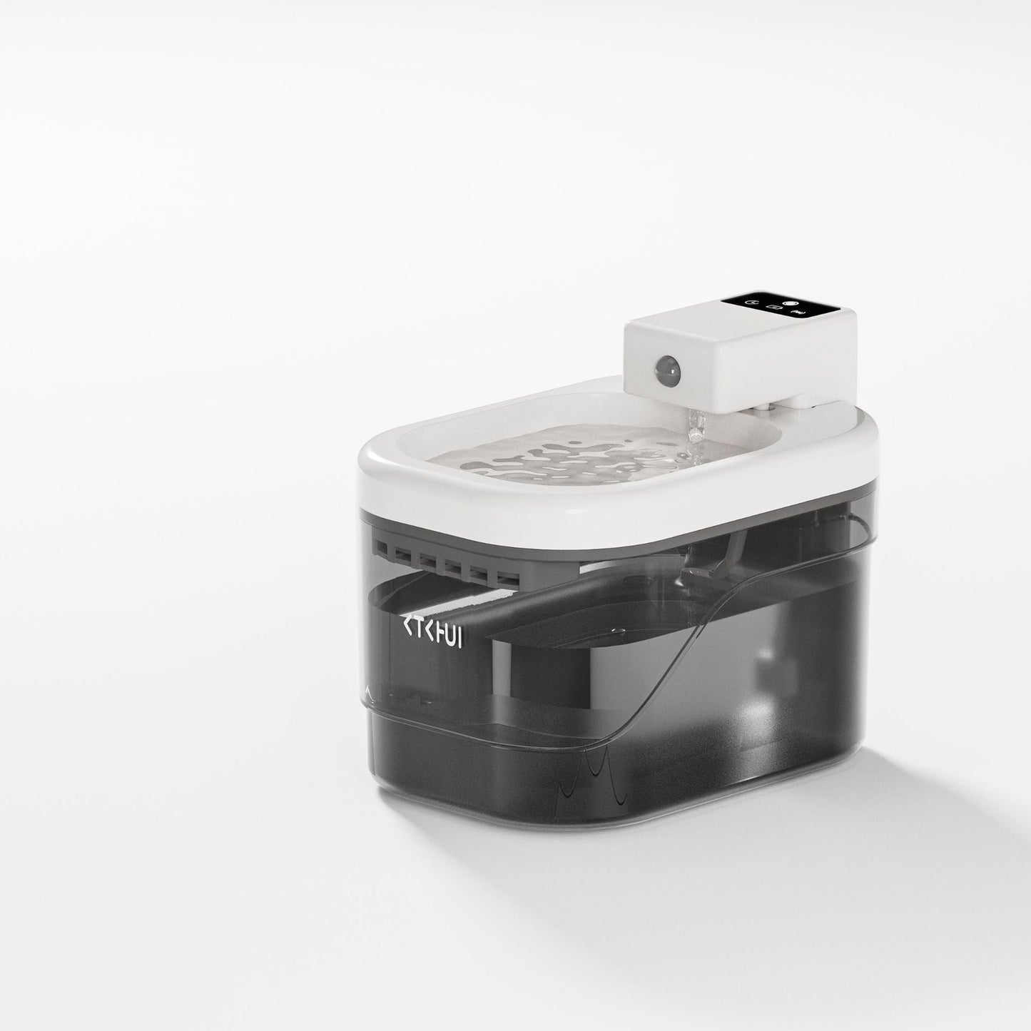 Cat Water Fountain With Smart Motion-sensing Water Dispensing And Quiet Filtration