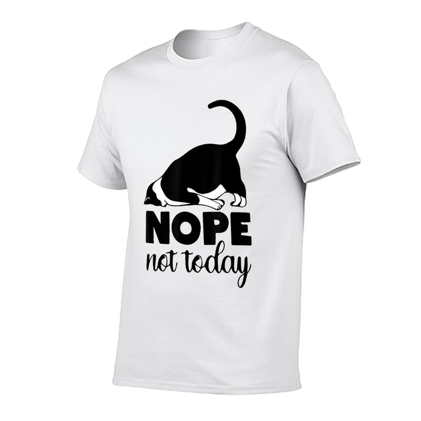 Nope Not Today Cat Funny Kitten Cat Mom Cat Dad Cat Lover  Breathable T-Shirt