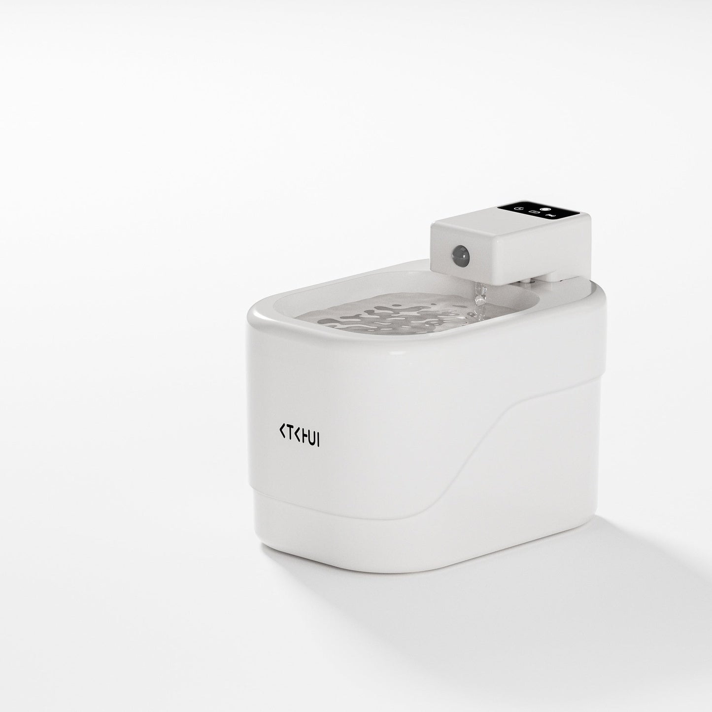 Cat Water Fountain With Smart Motion-sensing Water Dispensing And Quiet Filtration