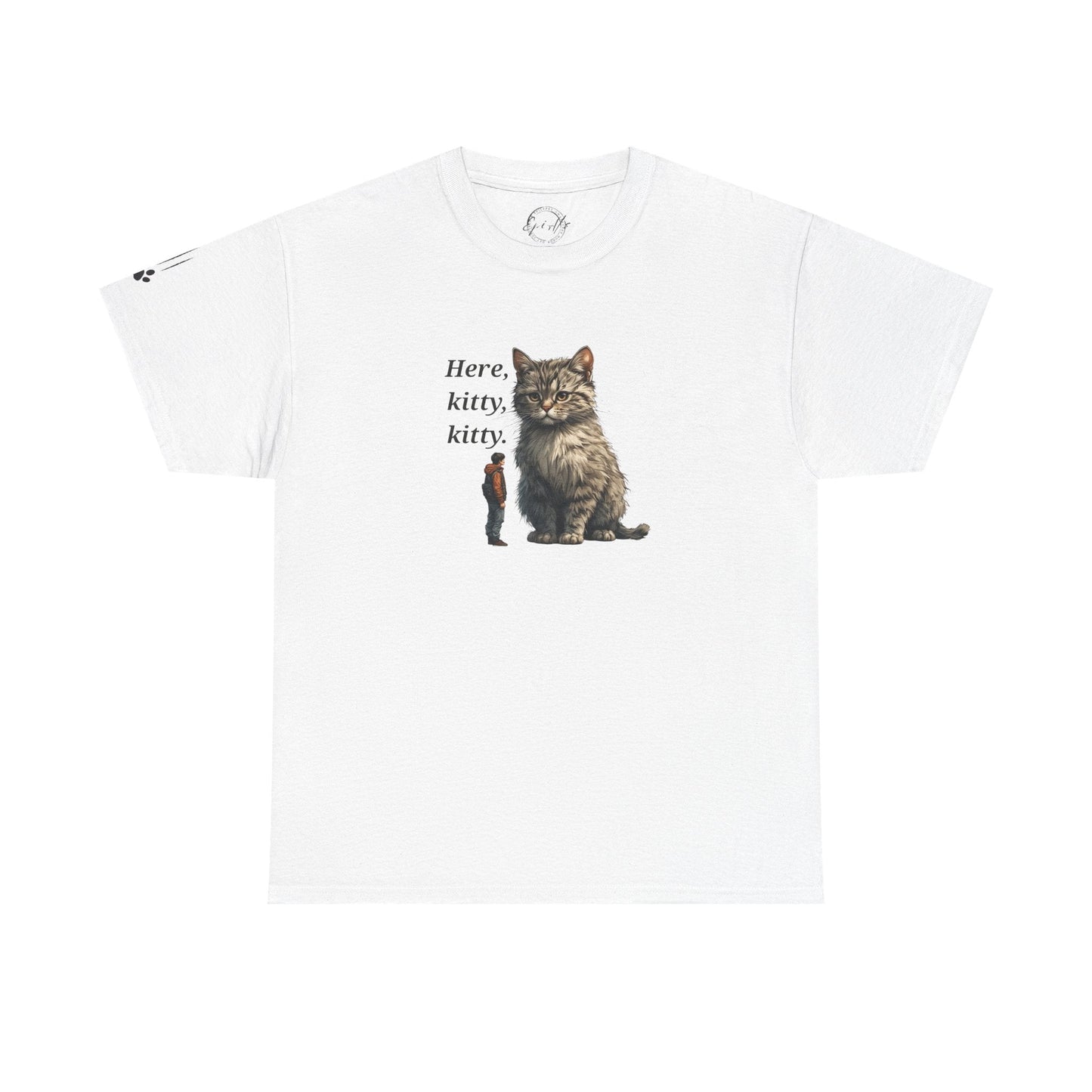Here Kitty Kitty Funny Tee - Humorous Animal Shirt for Cat Lovers