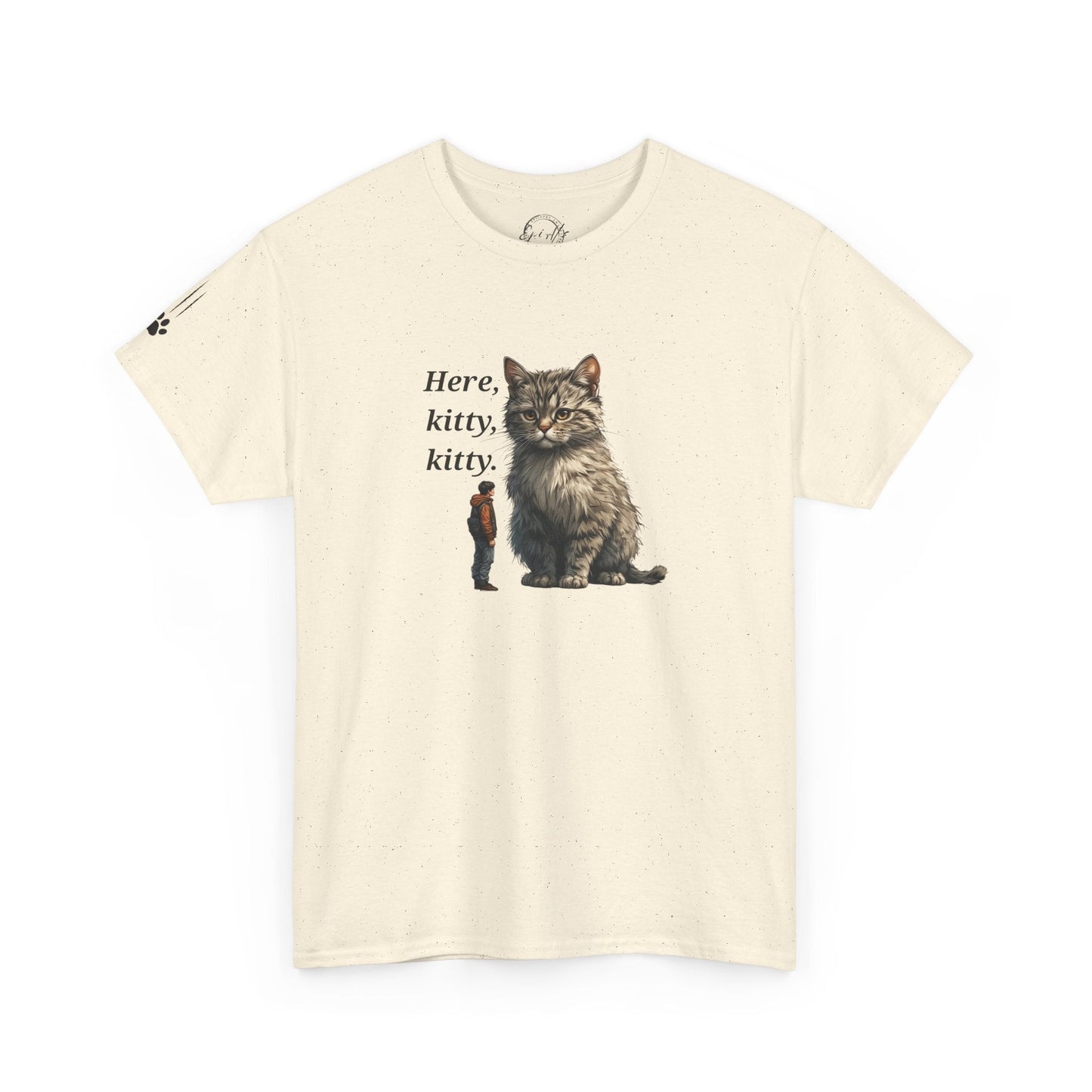 Here Kitty Kitty Funny Tee - Humorous Animal Shirt for Cat Lovers