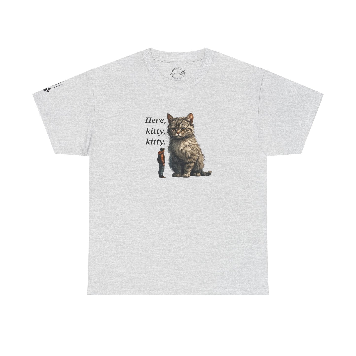 Here Kitty Kitty Funny Tee - Humorous Animal Shirt for Cat Lovers