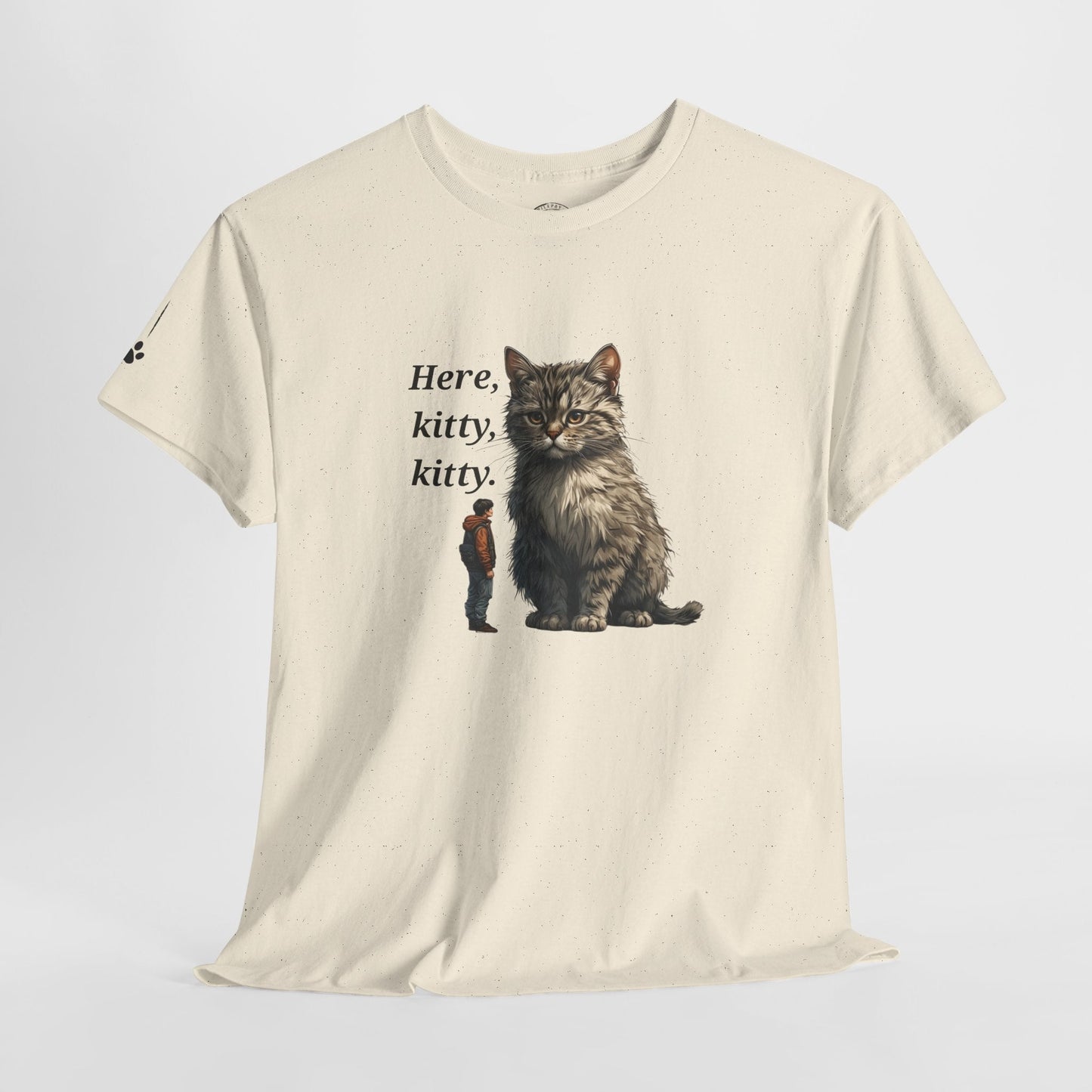 Here Kitty Kitty Funny Tee - Humorous Animal Shirt for Cat Lovers