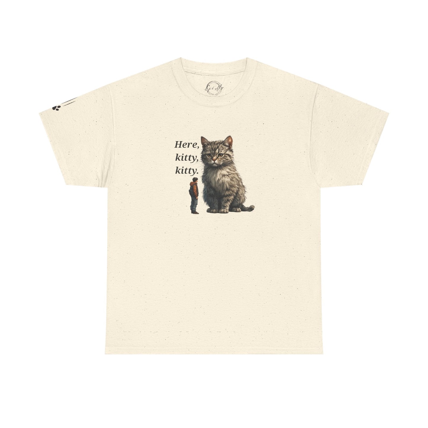 Here Kitty Kitty Funny Tee - Humorous Animal Shirt for Cat Lovers