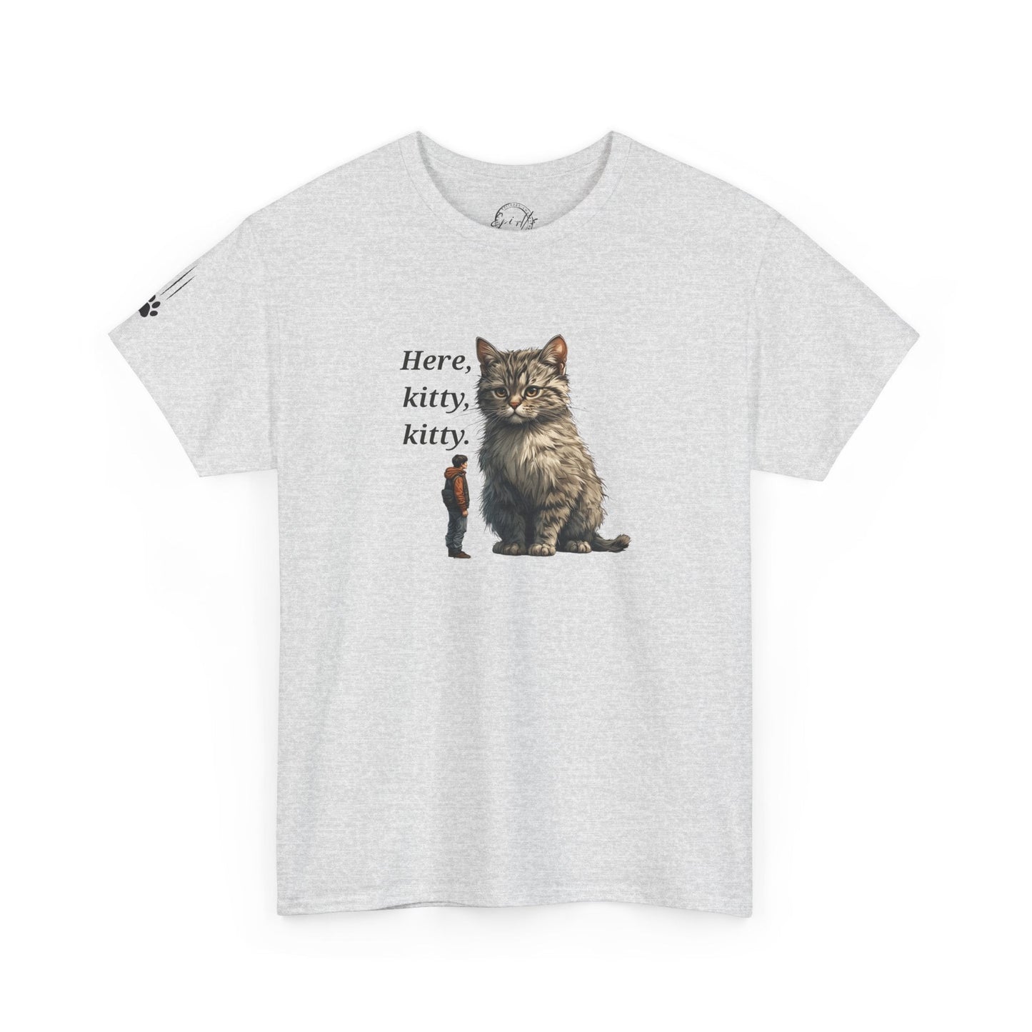 Here Kitty Kitty Funny Tee - Humorous Animal Shirt for Cat Lovers