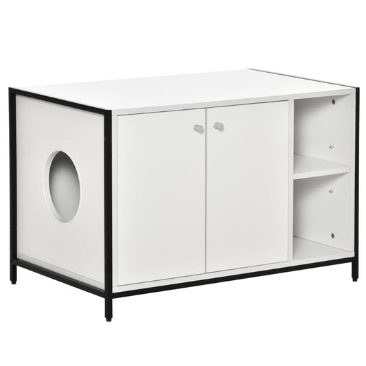 Hidden Cat Litter Box Enclosure